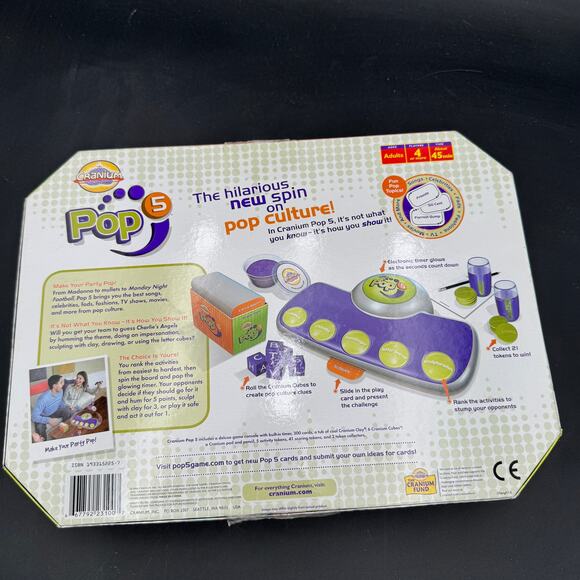 Cranium Pop 5 Pop Culture Board Game Complete - Picture 7 of 10